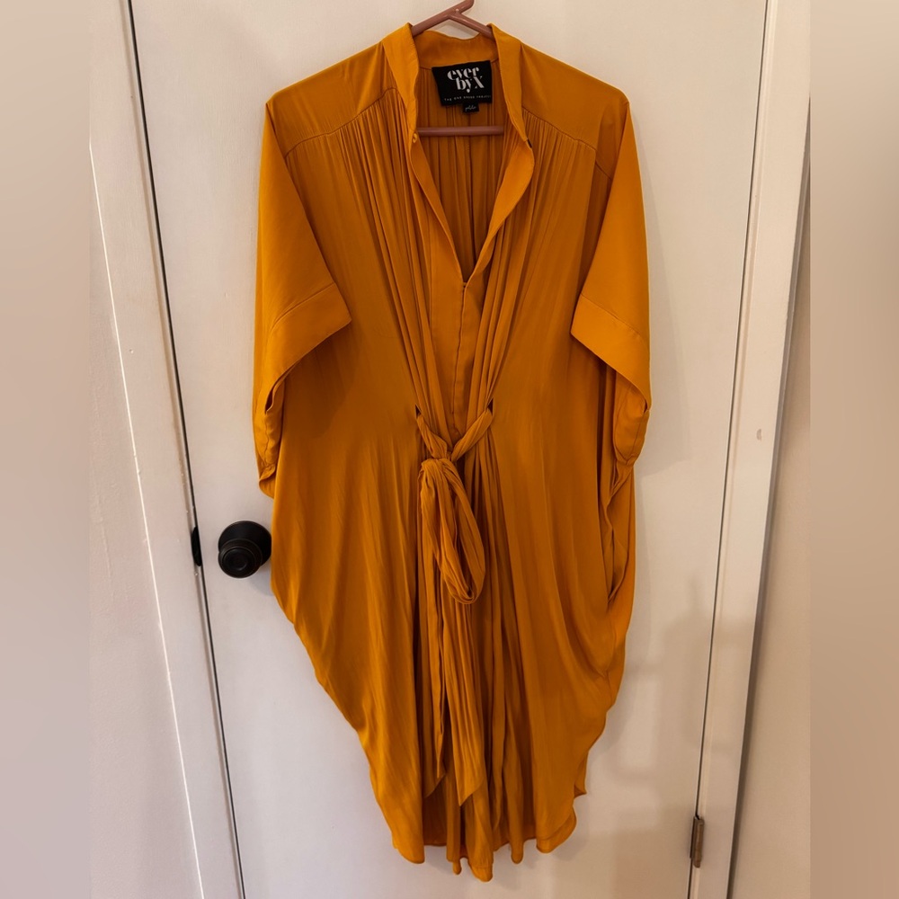 Ever by X Petite Sunlit Saffron Yellow Dress